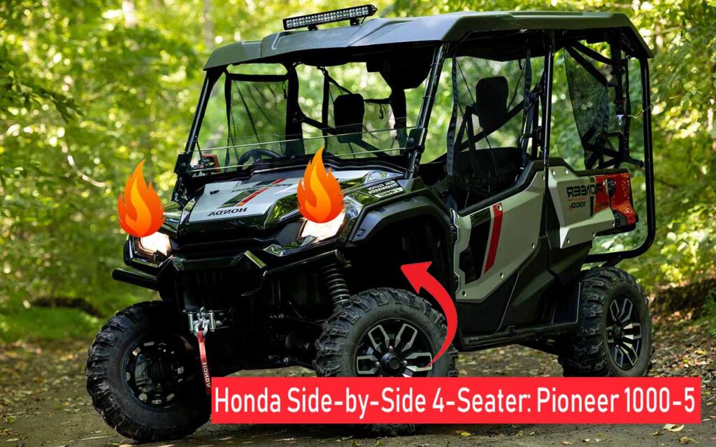 Honda Side-by-Side 4-Seater Pioneer 1000-5 Leading the Off-Road Adventure