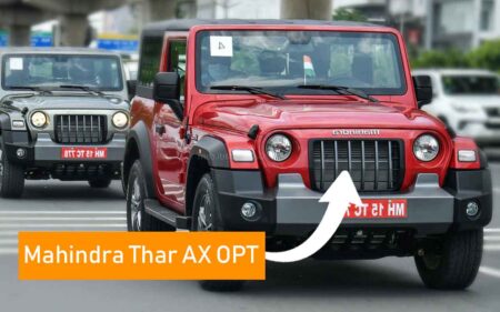 Mahindra Thar AX OPT Petrol CT MT and Diesel CT MT