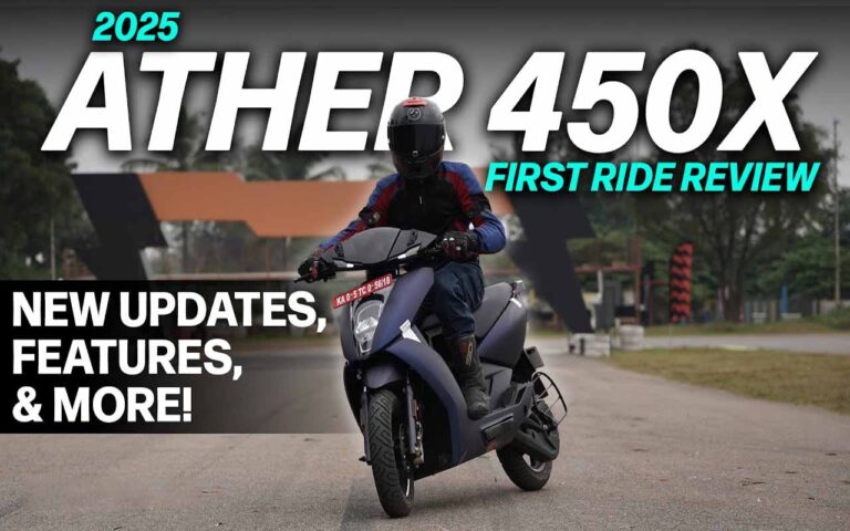 Ather 450X Electric Scooter Price Of Different Variants